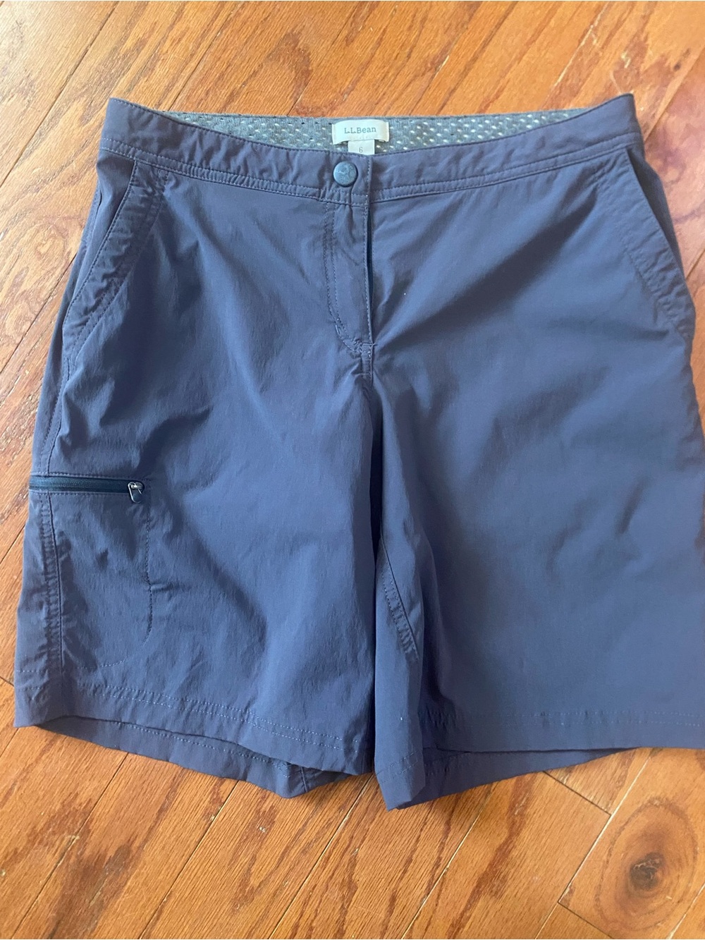 L.L. Bean Women's Navy Athletic Hiking Shorts